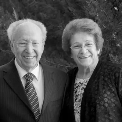Wayman Mitchell and his wife Nelda.