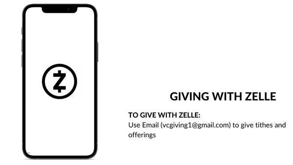 You can also make a charitable donation by using Zelle through your bank website or app.